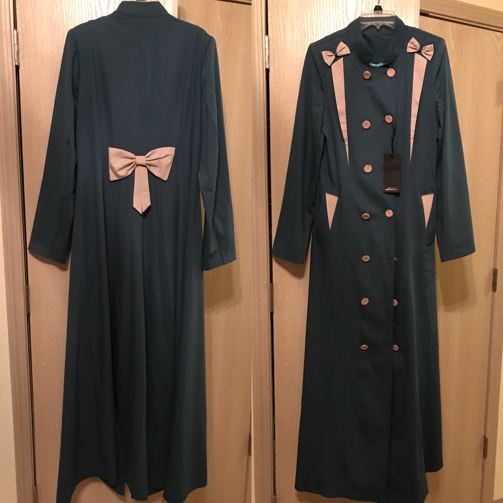Long turkuaz coat by Aida